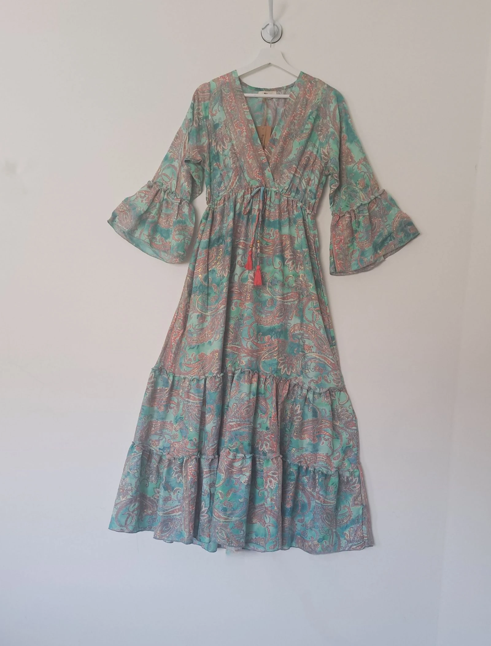 Bohemian Maxi Dress • Mint Green • TU • Flowy Fit – photo 5